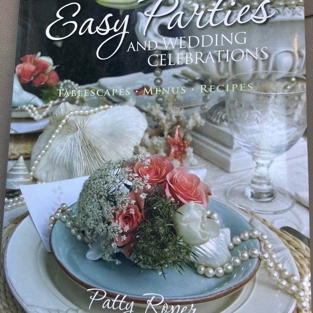 Vintage Easy Parties Tablescapes Menus & Recipes Hardcover Book Clothbound